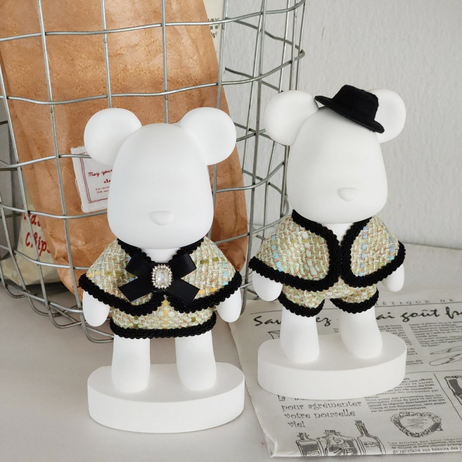 인테리어소품 집들이선물 추천 의상 베어 석고방향제(올리브컬러), 블랑쉬, 남자