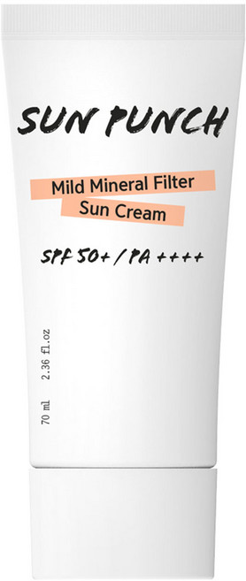 꽃을든남자 선 펀치 순한 무기자차 선크림 70ml / SPF50+PA++++, 1개