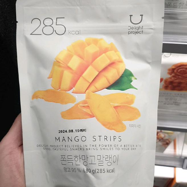 딜라이트 프로젝트 망고말랭이, 1개, 80g