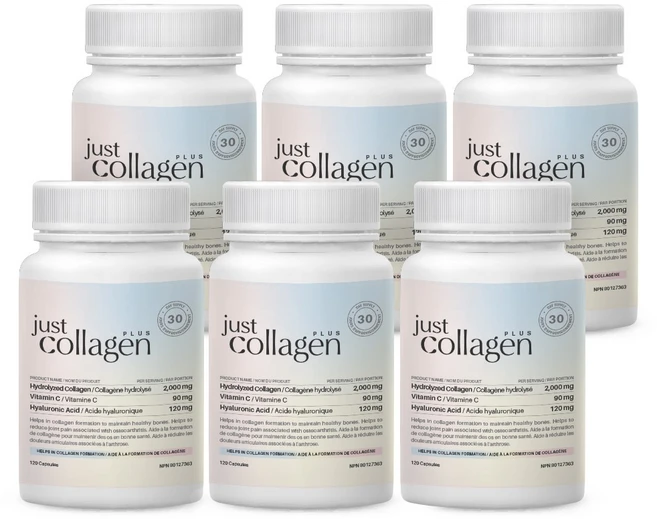 저스트콜라겐 히알루론산 비타민C 120캡슐, 6병, 120정 - 쿠팡