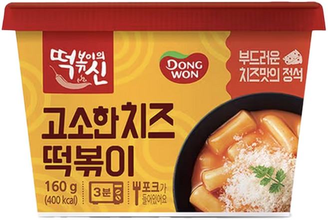 양반 고소치즈 컵떡볶이, 160g, 1개
