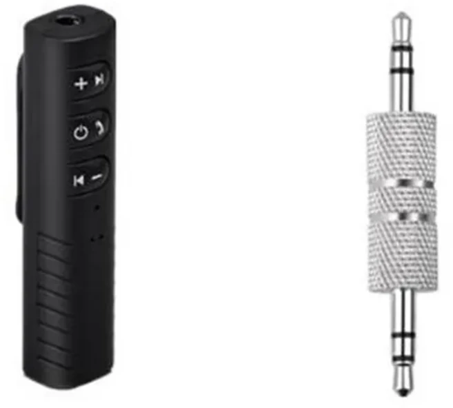 차량용 Aux 블루투스 스피커 수신기 자동차 핸즈프리 음악 3.5mm 잭, 01 Black