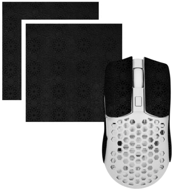 DIY 내 마음대로 재단 그립테이프 논슬립패치 눈꽃무늬 시리즈 2개입 세트, 눈꽃무늬 블랙(1+1)