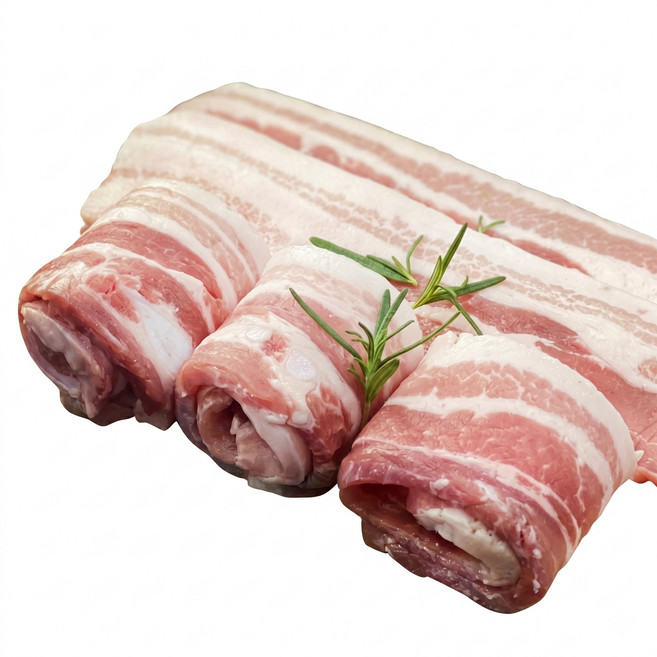 삼겹살 구이용 1kg x 2개 냉동 7~8mm 독일산