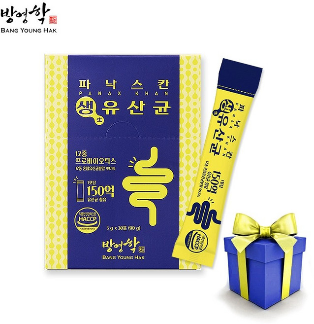 방영학 파낙스칸 150억 생유산균 프리바이오틱스 활성효모, 30개, 3g