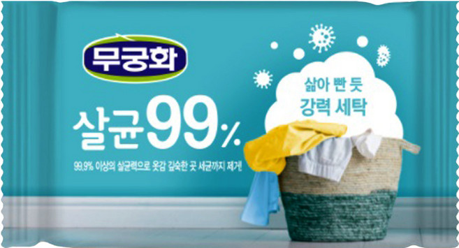 무궁화 살균99% 세탁비누, 230ml, 230g, 1개