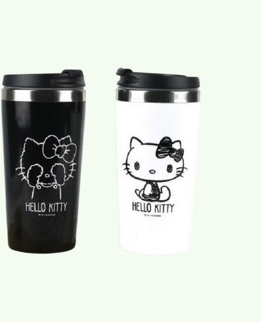 산리오 텀블러 헬로키티 헬로키티 450ml, 화이트