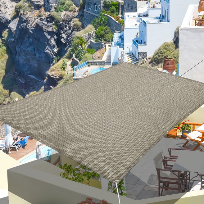 그늘애 국산 썬쉐이드 아일렛, 국산 아일렛 썬쉐이드, 블랙바닐라 2m x 2m