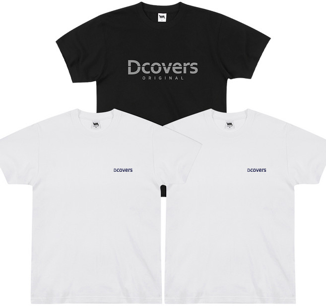 [디커버스] 1+1+1 DCOVERS 반팔 티셔츠 20수 면티 3장