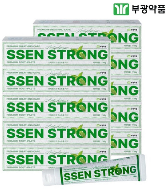 안티프라그 쎈스트롱 입냄새 제거 치약 125g 10개