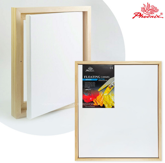 피닉스 면천캔버스 프레임세트 10호F 53.0x45.5cm 캔버스와 올림액자세트/액자캔버스, PHE-5305BSB-10F_1개