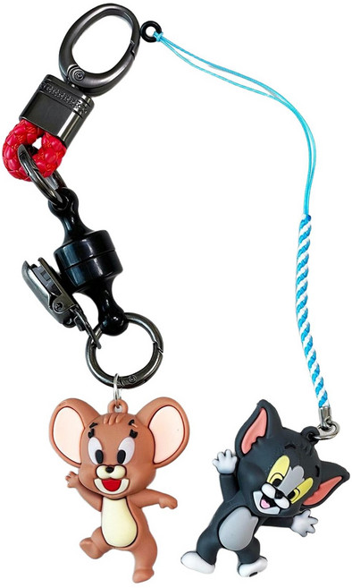 자석 퍼터 키퍼 & 티걸이 세트 골프 악세사리 선물, 톰과제리 레드고리, 1개