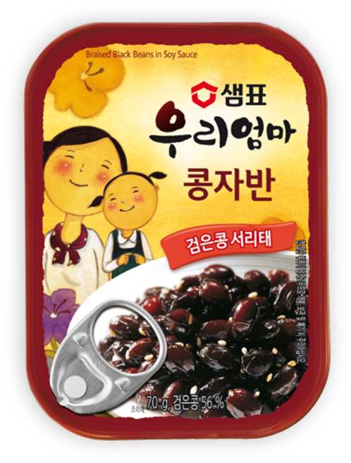 샘표 우리엄마 콩자반, 70g, 10개