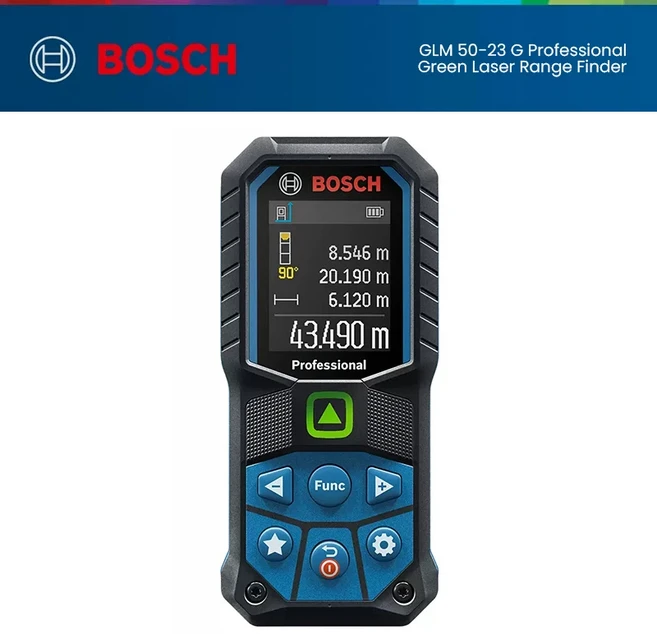 정시출고 품질보증 BOSCH 레이저 거리 측정기 디지털 측정 줄자 GLM4000 GLM50 -23G GLM50-27CG GLM30-, 01 GLM50  23G, 01 China Mainland