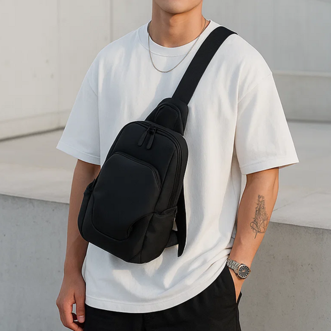 데일로엔 남녀공용 슬링백 크로스백 메신저백 대학생 남자 가방