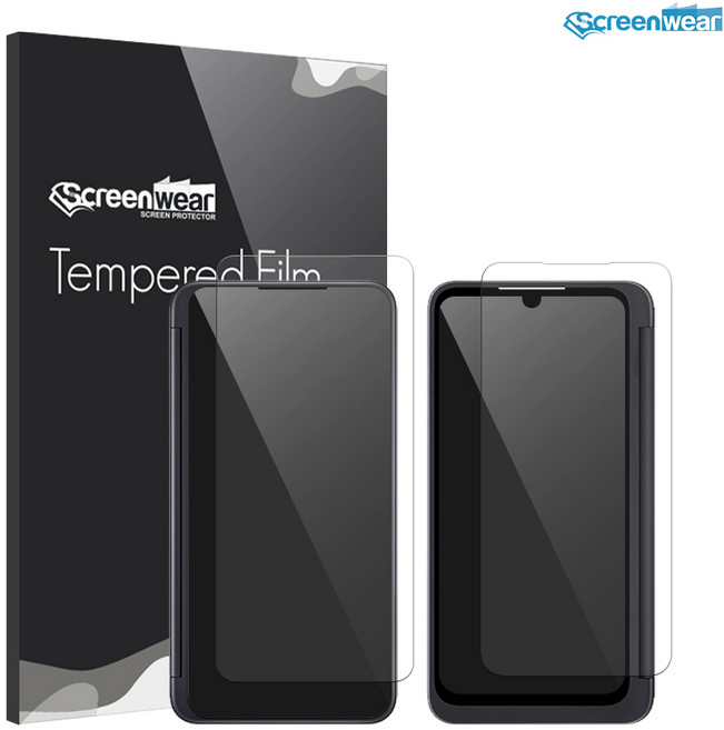 1+1 V50s ThinQ (LM-V510N) 올레포빅 듀얼스크린 액정보호필름, 고투명, 내부(1매)+외부(1매), 1개