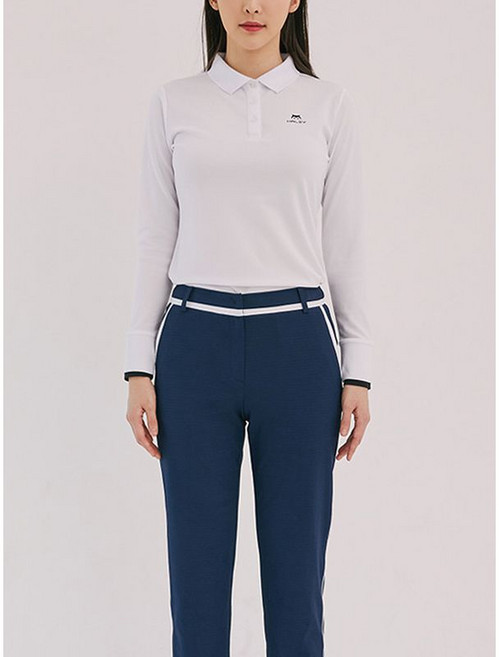 HALEY 헤일리골프 여성용 더블 소매 긴팔 카라티셔츠 HS KT1005