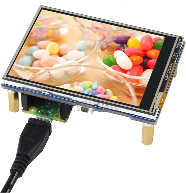 RasPi RPI 라즈베리 파이 피코 2W H 2 프로젝트용 2.8인치 저항식 터치스크린 LCD HAT 터치 패널 코딩 프로그래밍 디스플레이 모듈 확장 보드 스타터 키트