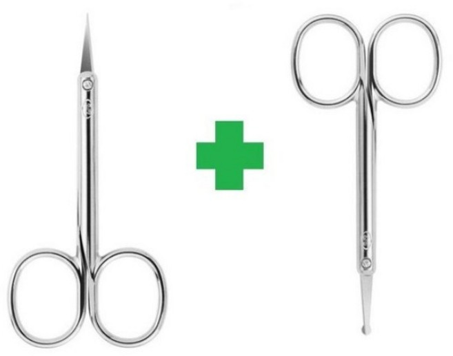 777 쓰리세븐 코털가위 눈섭가위 큐티클 가위 네일, 1개, 실버(단품)