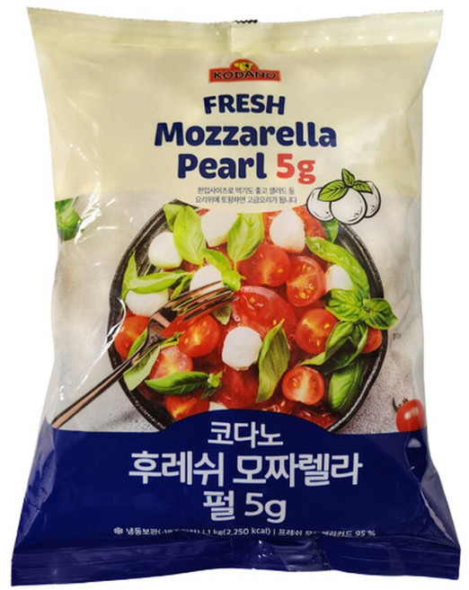 후레쉬 모짜렐라펄 5g 코다노 보코치니치즈 1kg, 1개