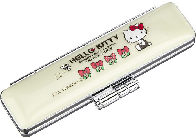 Sanby 헬로키티 도장 보관함 케이스 TSK-69000 화이트