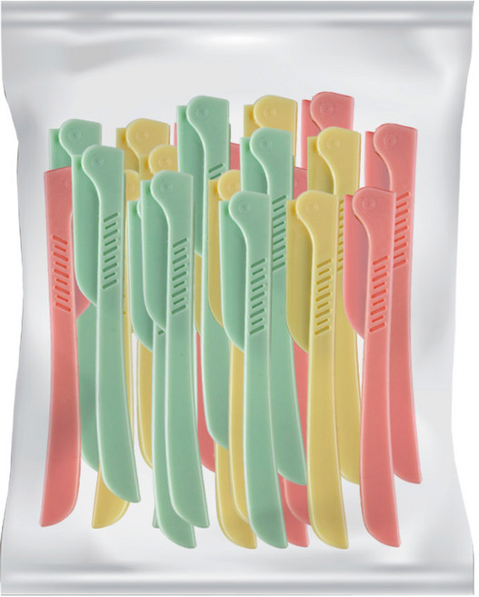 국산 접이식 짧은날 눈썹칼30p 눈썹정리기 수정칼 여성면도기, 02. 접이식30P, 1개