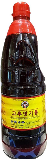새댁 고추맛 기름 1.5L 참기름, 1개