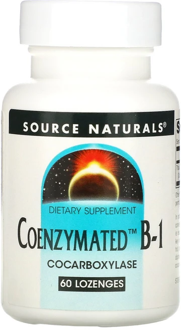 소스 내추럴스 Source Naturals Coenzymated B-1 사탕 정제 60정121889원산지:기타, 1개, 60정 - 쿠팡