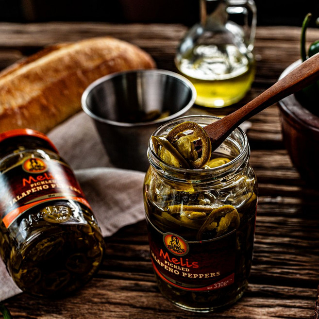 멜리스 그린 할라피뇨 페퍼 병조림 고추피클 할라피뇨고추, 330g, 1개