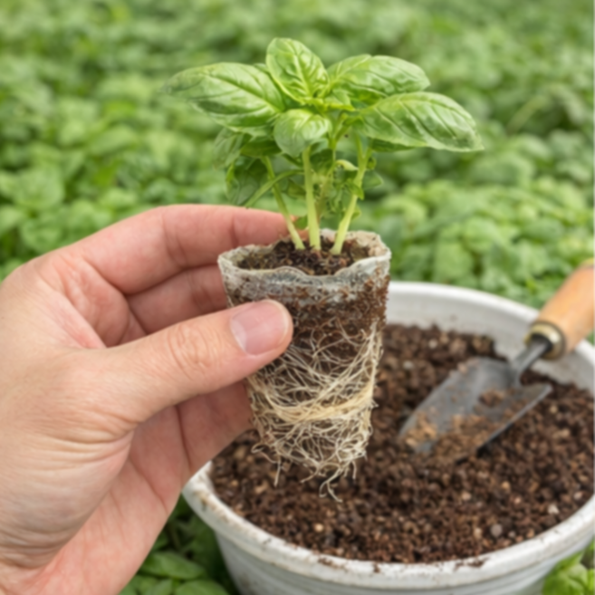 바질 모종 스위트바질 4개 허브 키우기 실내재배, 15개