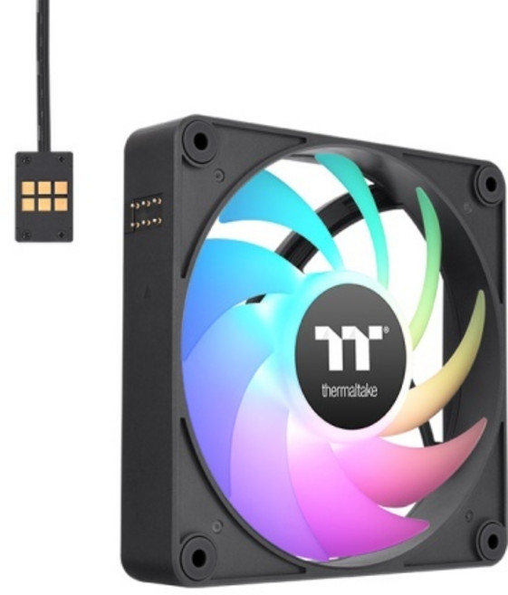 Thermaltake 曜越 CT120 EX ARGB主板連動系統散熱風扇, 1個