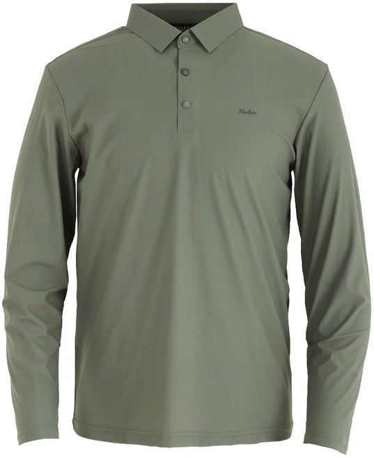 모렉스 남성 쿨 긴팔 아이스 카라 티셔츠 스판 하이브리드 티 455