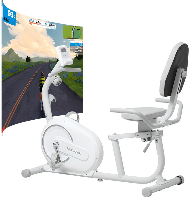 엑사이더 리얼 좌식 실내자전거 EB620, 화이트