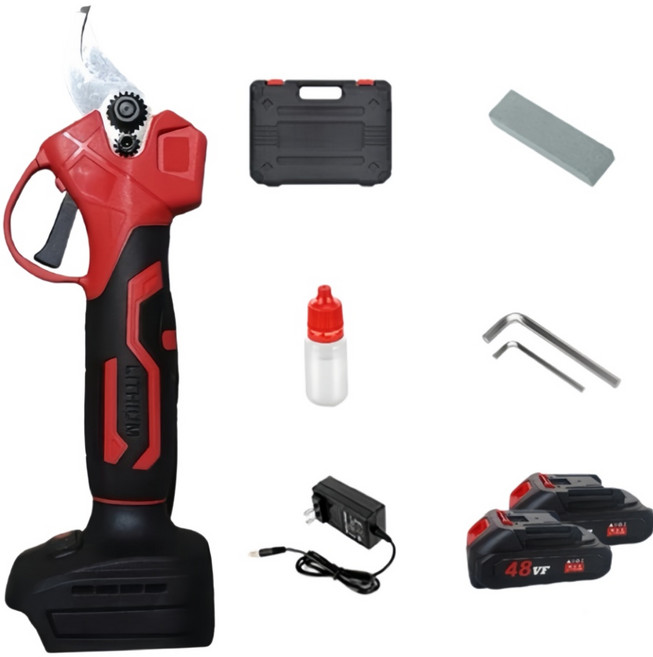 WIRQO 나뭇가지전기가위 무선 전지가위 전동가위, 1개