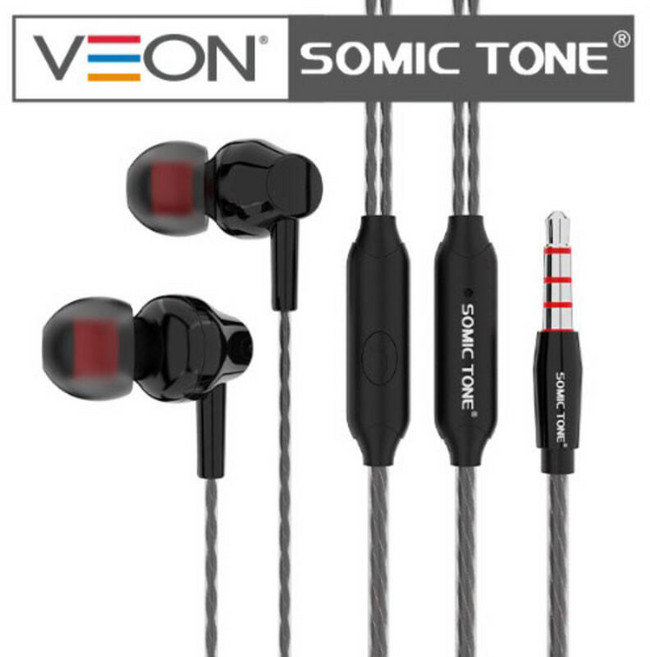 블루투스 용품 스테레오 이어폰, 블랙, 블랙