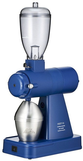 Kalita NEXT G G2 咖啡磨豆機 日本製 一年保固 電動陶瓷平刀盤 慢速低發熱, NEXT G2 藍, 1個