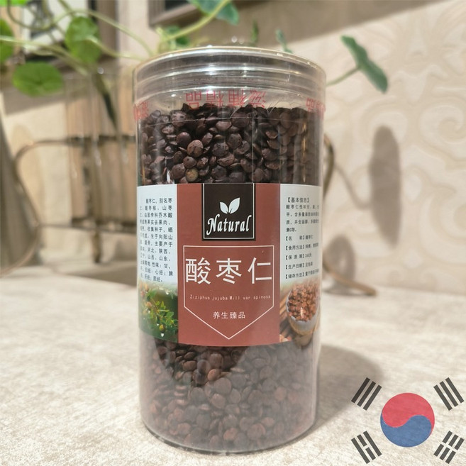 rigiu 야생 볶은 산조인 숙면 도움 안신 효과 중약재 산조인분 정품 건강 차재료 86421957 호 F39Q7K2, 500g × 1개, 500g