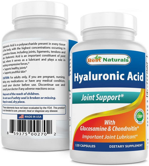 베스트네츄럴스 히알루론산 캡슐, 1개, 120정