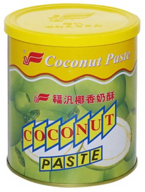 福汎 椰香奶酥醬 濃郁椰奶香氣 適用於麵包吐司 烘焙甜點, 800g, 3個