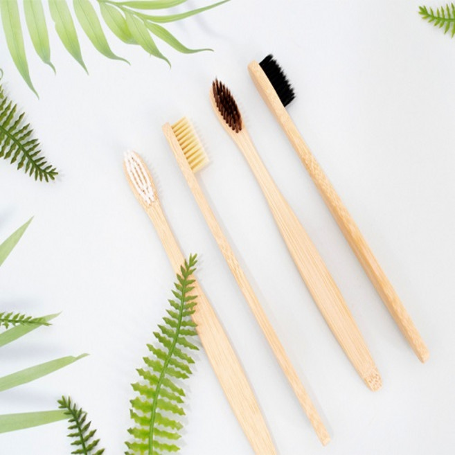 대나무 칫솔 밤부, 화이트, 1개입, 30개