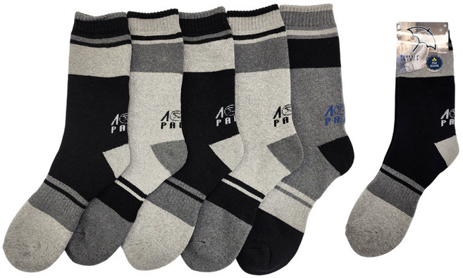 아놀드파마 남성 두꺼운 통파일 겨울 장목 신사 양말 5족 국내산 아빠 선물