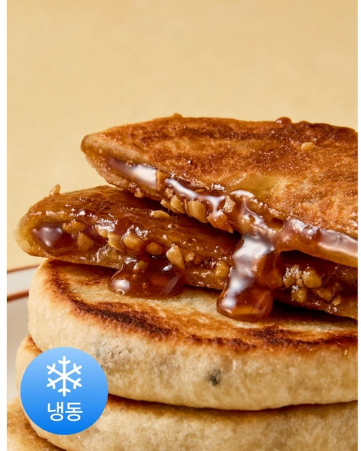 꿀호떡 냉동 꿀호떡 70g 5개입 전자레인지 30초 뚝딱 수제 꿀호떡 2봉지