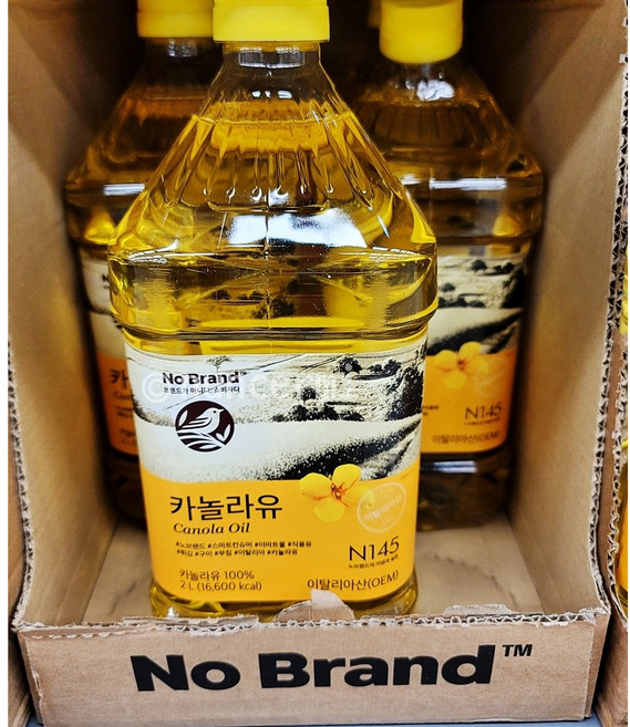 노브랜드 카놀라유 기름 대용량 NOBRAND CANOLA OIL, 1개, 1L