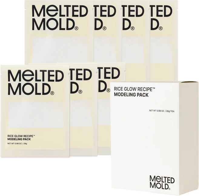 멜티드몰드 라이스 글로우 레시피 모델링팩 (7개입), 1개, 7개입 - 쿠팡