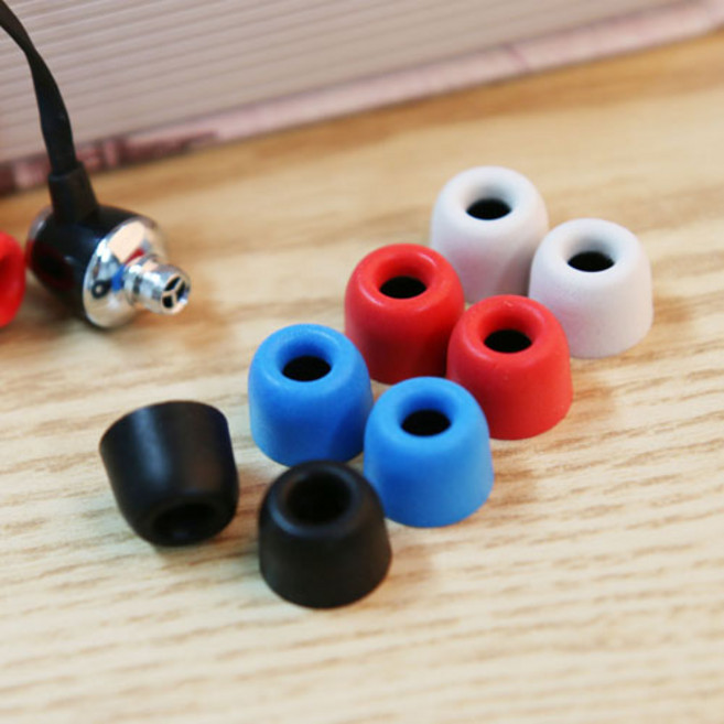 UiiSii 슈퍼소프트 이어폰 메모리 폼팁 T시리즈, 레드, T300 외경사이즈 중(M)