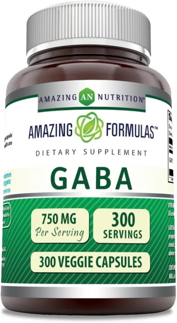 어메이징뉴트리션 가바 750mg 100베지캡슐, 1개, 100정 - 쿠팡