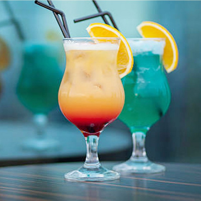 [파사바체] 카프리 칵테일 고블렛 380ml 4P(개) 피나콜라다 스므디 플랫치노 에이드잔 맥주잔 주스잔 물잔 아이스커피잔 라떼잔 칵테일잔 카페용 준벅 모히또잔 피치크러쉬