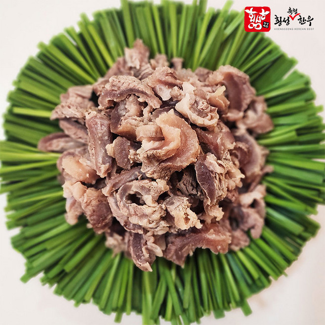 횡성축협한우 채끝스지 1등급 냉동육 200g x 10팩 대가족용 실속 세트