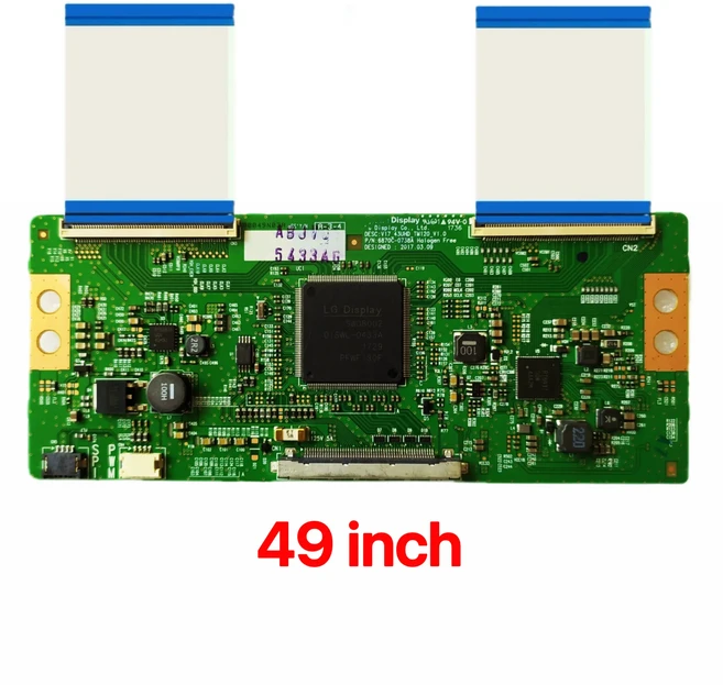 6870C-0738A T-con 보드 TV용 43'' 로직 V17_43UHD_TM120_1.0, 01 CHINA, 04 49 inch with cable