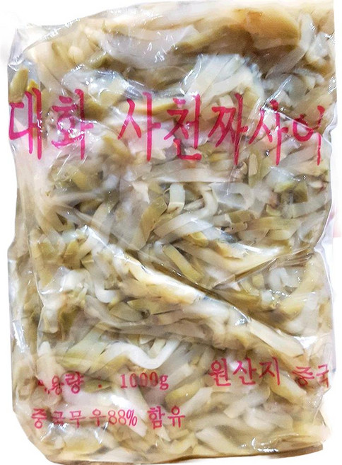 대화 짜사이 채 1kg 20개 중국반찬